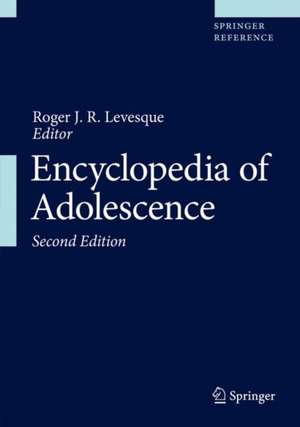 Encyclopedia of Adolescence de Roger J.R. Levesque