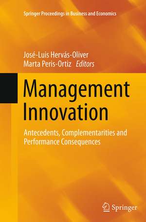Management Innovation de José-Luis Hervás-Oliver