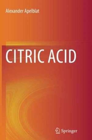 Citric Acid de Alexander Apelblat