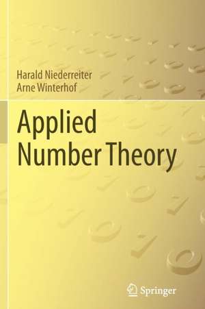 Applied Number Theory de Harald Niederreiter