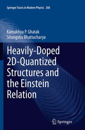 Heavily-Doped 2D-Quantized Structures and the Einstein Relation de Kamakhya P. Ghatak