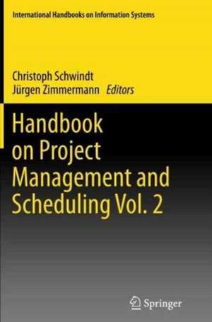 Handbook on Project Management and Scheduling Vol. 2 de Christoph Schwindt