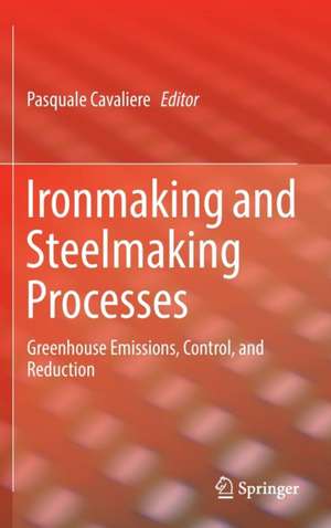 Ironmaking and Steelmaking Processes: Greenhouse Emissions, Control, and Reduction de Pasquale Cavaliere