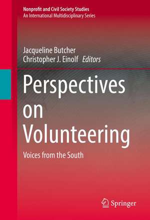 Perspectives on Volunteering: Voices from the South de Jacqueline Butcher