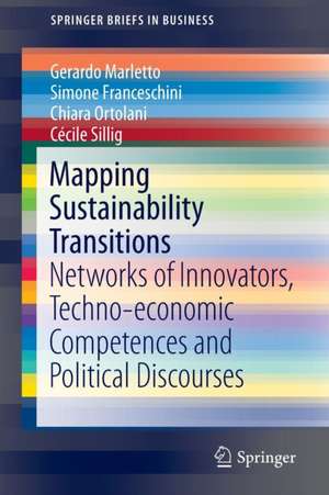 Mapping Sustainability Transitions: Networks of Innovators, Techno-economic Competences and Political Discourses de Gerardo Marletto