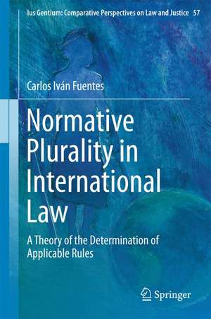 Normative Plurality in International Law: A Theory of the Determination of Applicable Rules de Carlos Iván Fuentes