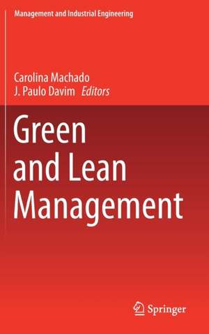 Green and Lean Management de Carolina Machado