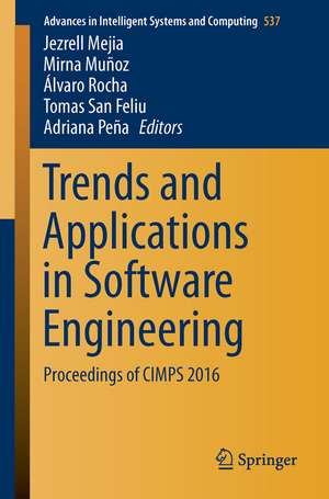 Trends and Applications in Software Engineering de Jezreel Mejía