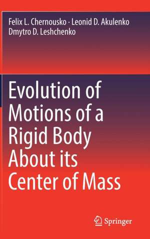 Evolution of Motions of a Rigid Body About its Center of Mass de Leonid D. Akulenko