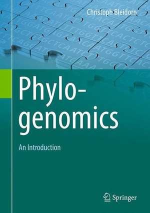 Phylogenomics: An Introduction de Christoph Bleidorn