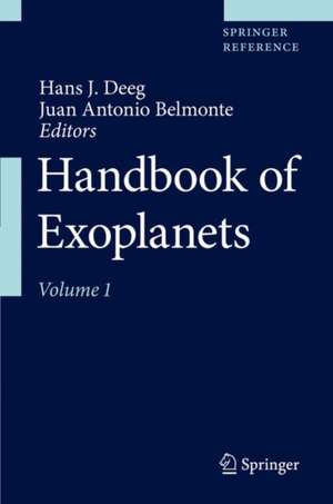 Handbook of Exoplanets de Hans J. Deeg