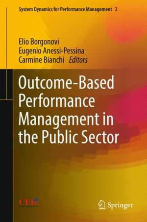 Outcome-Based Performance Management in the Public Sector de Elio Borgonovi