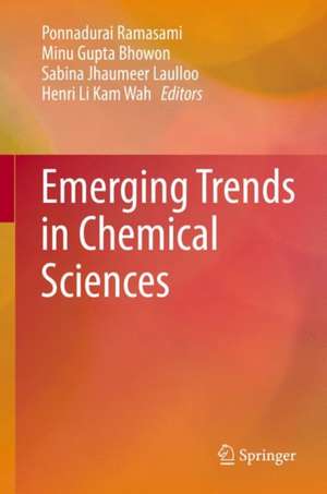 Emerging Trends in Chemical Sciences de Ponnadurai Ramasami