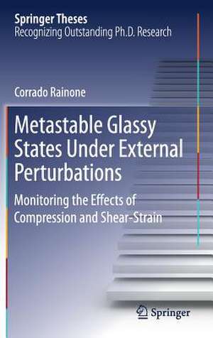 Metastable Glassy States Under External Perturbations: Monitoring the Effects of Compression and Shear-strain de Corrado Rainone