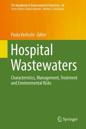 Hospital Wastewaters: Characteristics, Management, Treatment and Environmental Risks de Paola Verlicchi