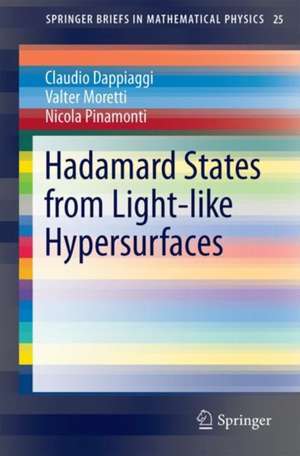 Hadamard States from Light-like Hypersurfaces de Claudio Dappiaggi