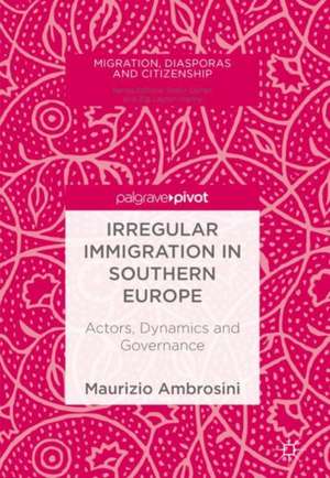 Irregular Immigration in Southern Europe: Actors, Dynamics and Governance de Maurizio Ambrosini