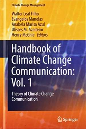 Handbook of Climate Change Communication de Walter Leal Filho