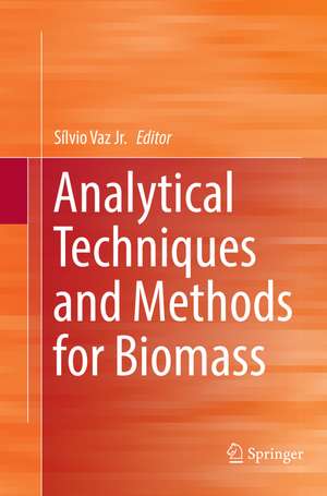 Analytical Techniques and Methods for Biomass de Sílvio Vaz Jr.
