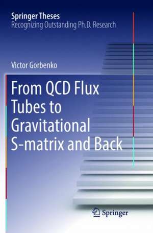 From QCD Flux Tubes to Gravitational S-matrix and Back de Victor Gorbenko