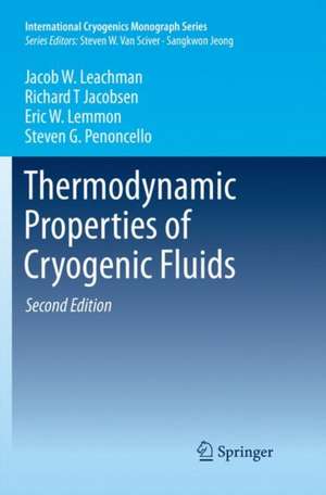 Thermodynamic Properties of Cryogenic Fluids de Jacob W. Leachman