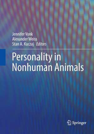 Personality in Nonhuman Animals de Jennifer Vonk