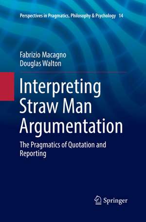 Interpreting Straw Man Argumentation de Fabrizio Macagno