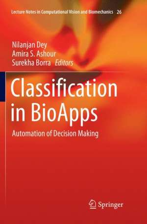 Classification in BioApps de Nilanjan Dey