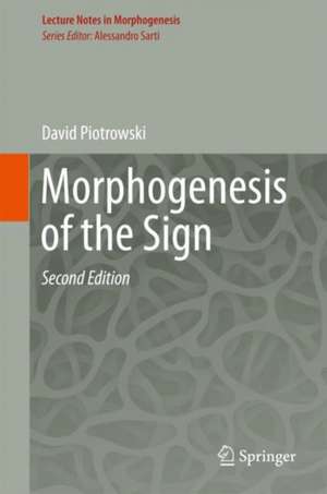 Morphogenesis of the Sign de David Piotrowski