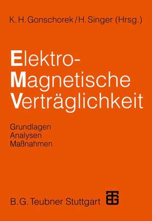 Elektromagnetische Verträglichkeit: Grundlagen, Analysen, Maßnahmen de Dieter Anke