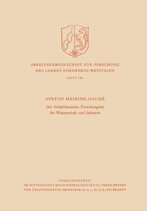 Der Südafrikanische Forschungsrat für Wissenschaft und Industrie de Stefan Meiring Naudé