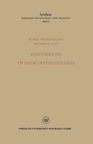 Einführung in die Kunstsoziologie de Marta Mierendorff