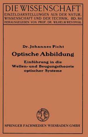 Optische Abbildung: Einführung in die Wellen- und Beugungstheorie optischer Systeme de Johannes Picht