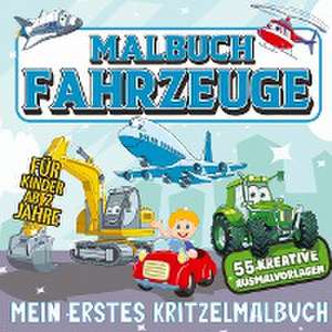 Malbuch Fahrzeuge - Mein erstes Kritzelmalbuch. de S & L Creative Collection