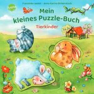 Mein kleines Puzzle-Buch. Tierkinder de Franziska Jaekel