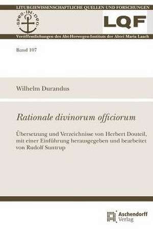 Rationale divinorum officiorum de Wilhelm Durandus