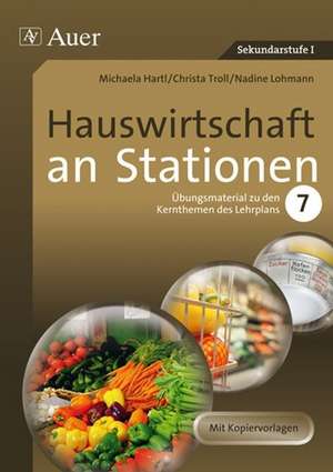 Hauswirtschaft an Stationen Klasse 7 de Michaela Engelhardt