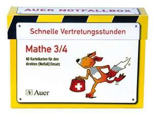 Schnelle Vertretungsstunden Mathe 3/4 de Elisabeth Rodenwald