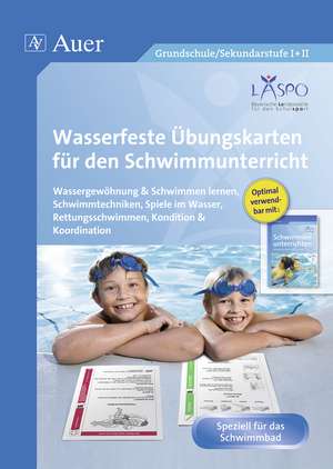 Wasserfeste Übungskarten für den Schwimmunterricht de Beck