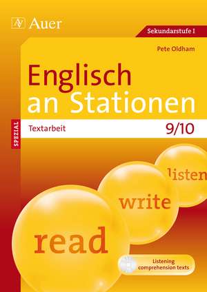 Englisch an Stationen Spezial Textarbeit 9/10 de Pete Oldham