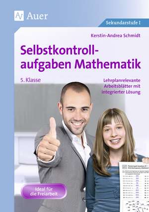 Selbstkontrollaufgaben Mathematik Klasse 5 de Kerstin-Andrea Schmidt