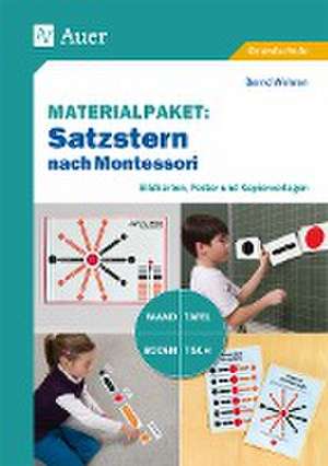 Materialpaket Satzstern nach Montessori de Bernd Wehren