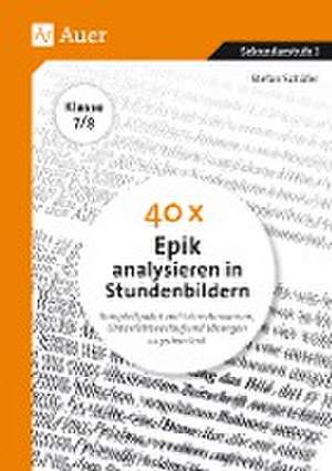 40x Epik analysieren in Stundenbildern 7-8 de Stefan Schäfer