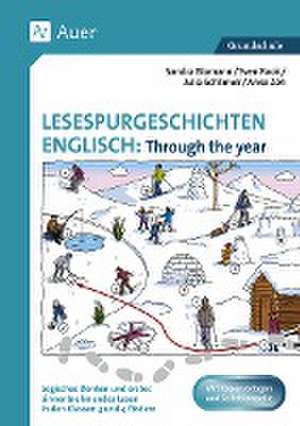 Lesespurgeschichten Englisch: Through the year de S. Blomann