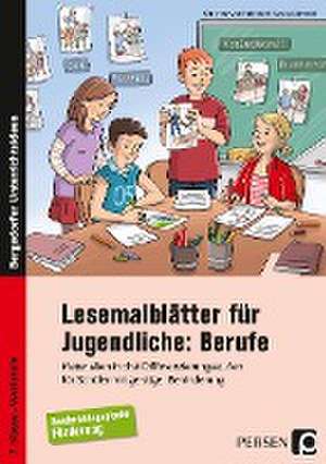 Lesemalblätter für Jugendliche: Berufe de Christine von Pufendorf