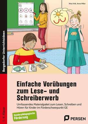 Einfache Vorübungen zum Lese- und Schreiberwerb de Nina Vink