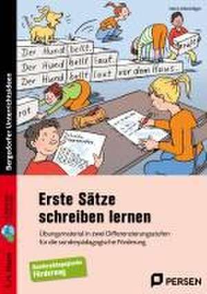 Erste Sätze schreiben lernen - 3./4. Klasse de Katrin Ahlschläger