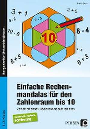 Einfache Rechenmandalas für den Zahlenraum bis 10 de Sophie Block