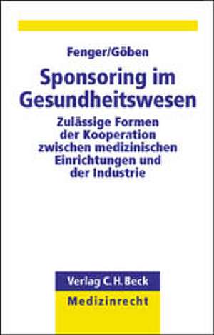 Sponsoring im Gesundheitswesen de Hermann Fenger