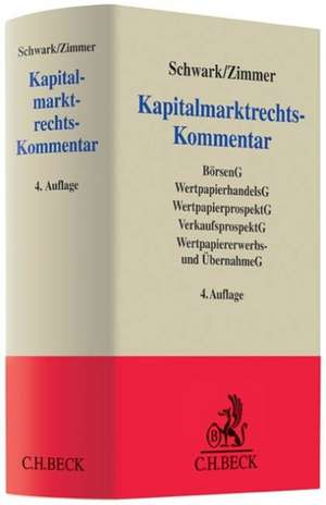 Kapitalmarktrechts-Kommentar de Eberhard Schwark